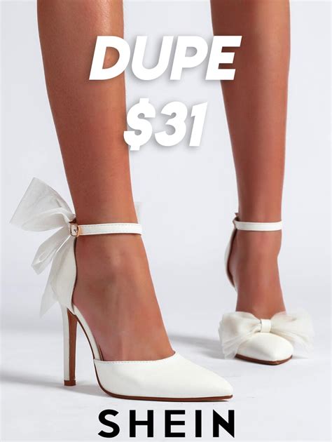 jimmy choo bow shoes dupe|jimmy choo starting price.